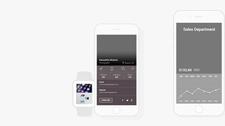 移动APP应用程序图文动画宣传AE模板