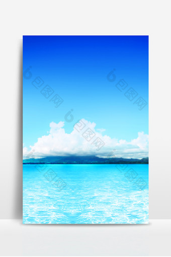 蓝色海水海洋设计背景图片