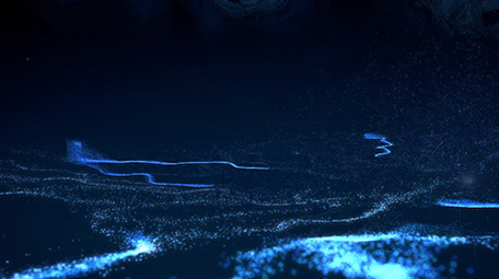 科技大数据震撼蓝色背景视频