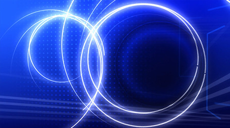 蓝色星空广告光线背景视频