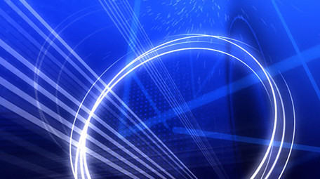 蓝色星空广告光线背景视频