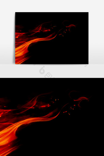 火焰火花设计元素图片