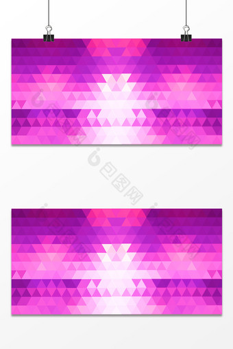 紫色几何渐变拼接背景图片