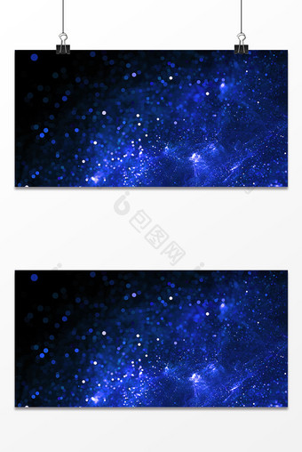 蓝色星空梦幻设计背景图片