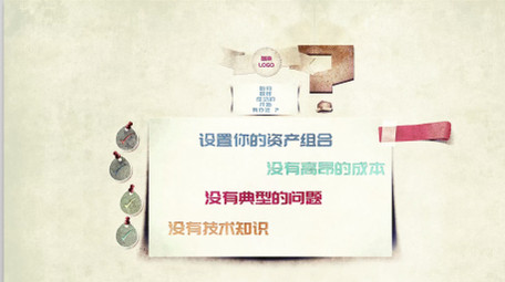 怀旧风格在线商务营销图文演示动画AE模板