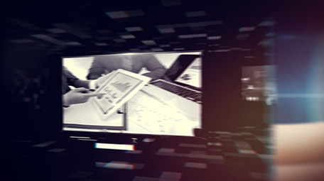 大气企业年会工作汇报图文介绍AE模板