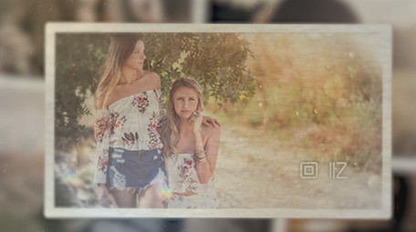 怀旧回忆纪念相册图文展示PR模板