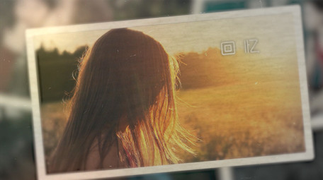 怀旧回忆纪念相册图文展示PR模板