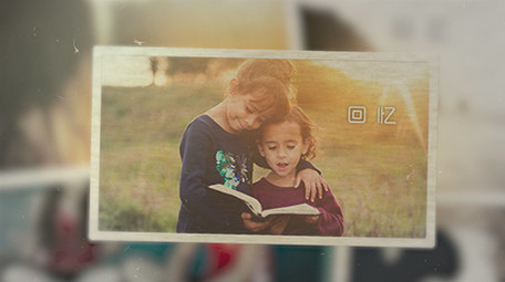 怀旧回忆纪念相册图文展示PR模板