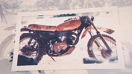 水墨不变的沧桑回忆图文展示AE模板