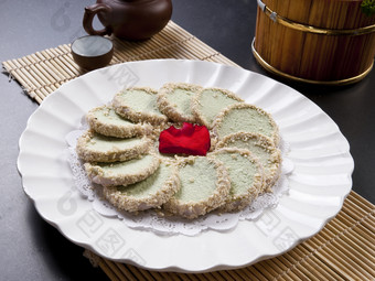 绿茶南瓜饼