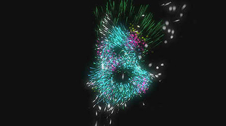 粒子线条年会晚会倒计时倒数AE模板