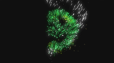 粒子线条年会晚会倒计时倒数AE模板