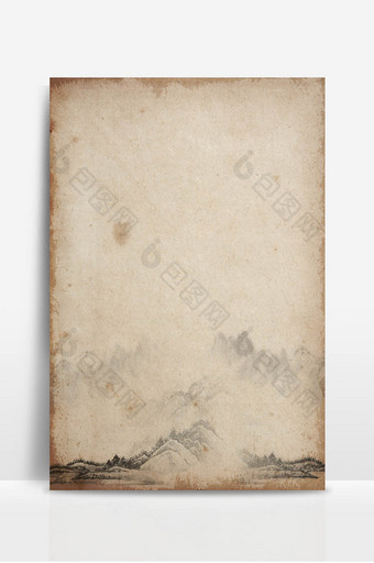 中国侠客风水墨墙纸纸张材质纹理背景图片
