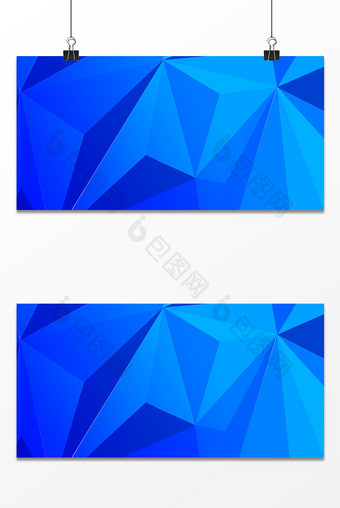 几何拼接蓝色背景设计图片