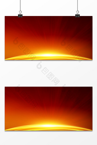 大气高端中国红星际光亮丽金色背景图片