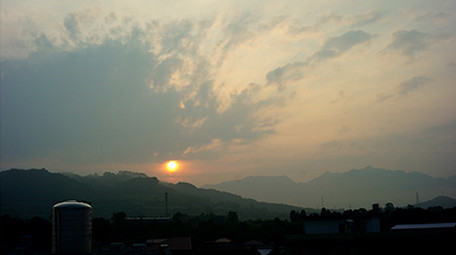 自然磅礴大气日出延时视频素材