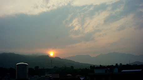 自然磅礴大气日出延时视频素材