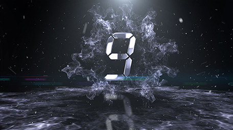 暗黑金属粒子演变十秒倒计时AE模板