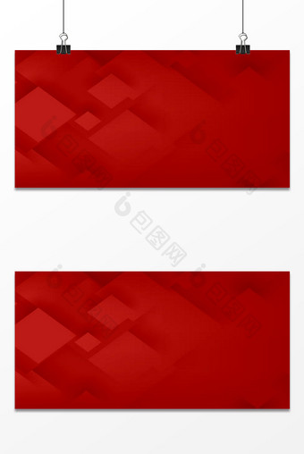 红色几何设计背景图片