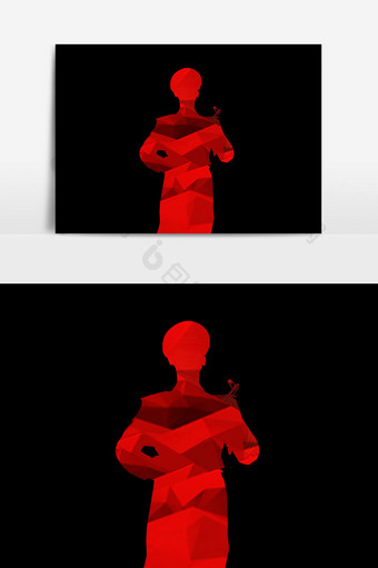 红色革命设计元素图片