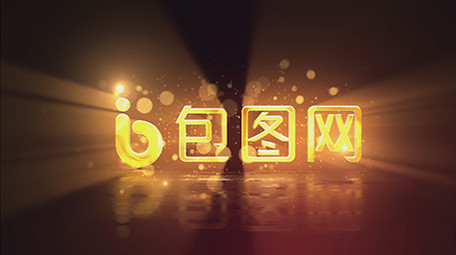 唯美金色文字出现片头AE模板