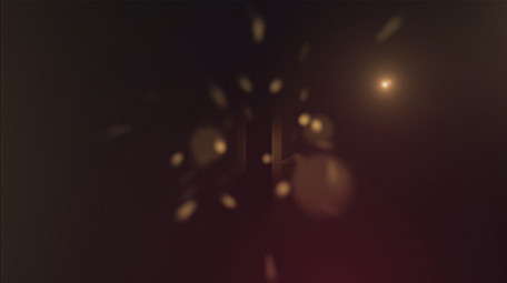 唯美金色文字出现片头AE模板