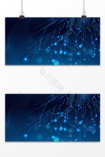 线条星光商务科技背景图片