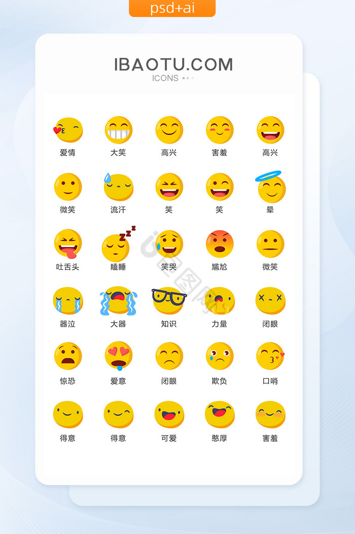 小黄人表情包图标矢量UI素材ICON