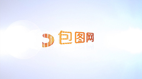 简洁明亮的logo片头片尾AE模板