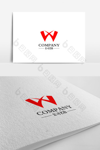简洁时尚企业logo标志图片