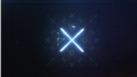 失真图形动画LOGO片头科技宣传AE模板