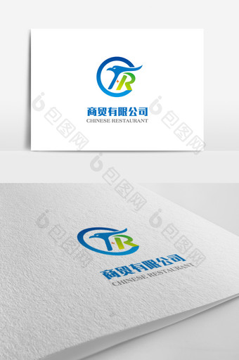 简洁时尚通用R字母logo标志图片