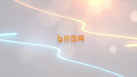 优雅光线logo片头片尾AE模板