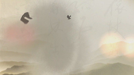 中国风水墨最美乡村片头会声会影模板