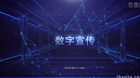 数字科技<strong>图文</strong>视频展示AE模板