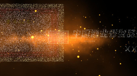 大气星空金色粒子企业证书展示AE模板