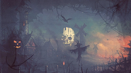 惊悚万圣节狂欢夜AE模板