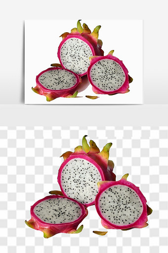 火龙果 水果元素图片