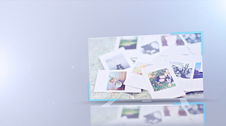 简洁图文展示公司发展历程AE模板