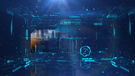 大气科技风企业相册展示AE模板