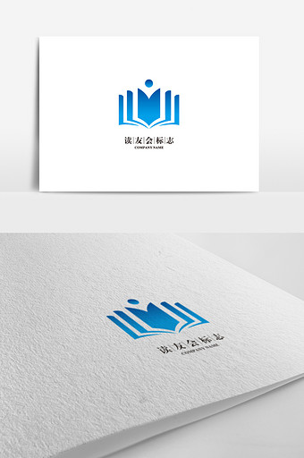 书店标志logo读友会logo图片