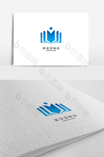 书店标志LOGO读友会logo图片