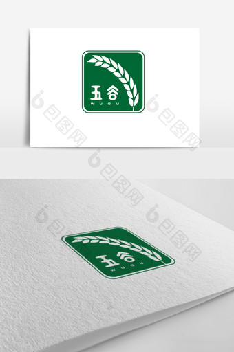 绿色纯天然有机食品logo标志设计图片