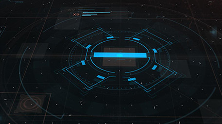 高科技信息数据科技图文展示栏目包装