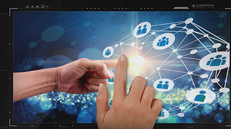 手指划屏科技图文展示 AE模板