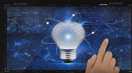 手指划屏科技图文展示 AE模板