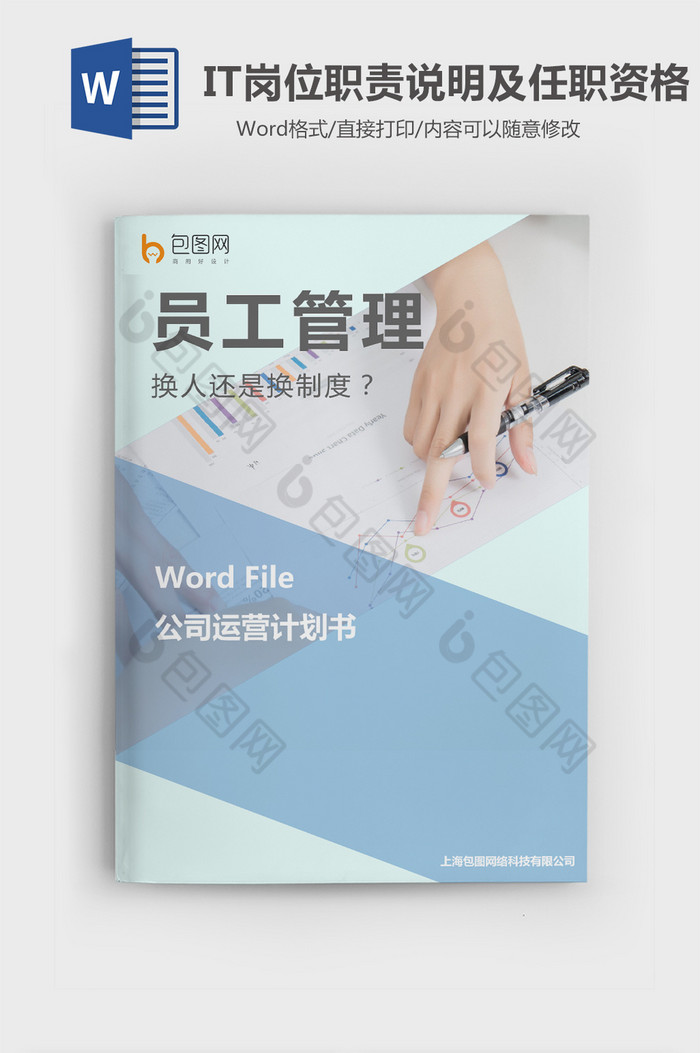 IT岗位职责说明及任职资格Word模板图片图片