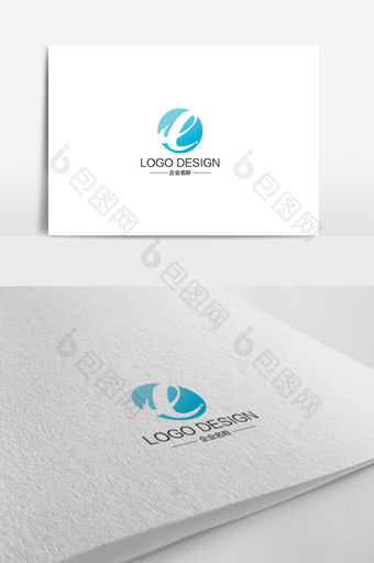 大气时尚e字母商务通用logo标志图片