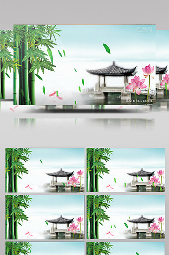 中国风背景视频AE模板图片